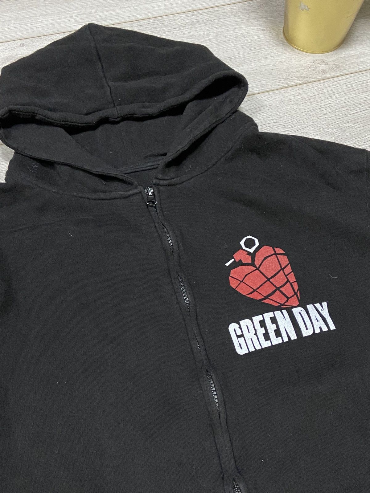 Band Tees Vintage Green Day zip Hoodie American Idiot Size US L / EU 52-54 / 3 - 4 Thumbnail