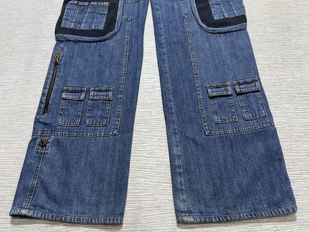 Dolce & Gabbana Dolce & Gabbana - AW03 Denim Parachute Carpenter Cargo Pants Size US 30 / EU 46 - 7 Thumbnail