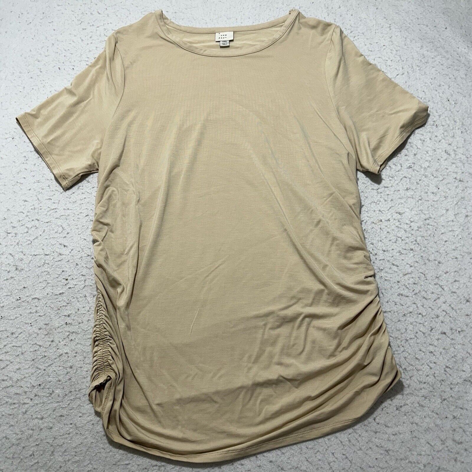 Other A New Day XXL Maternity Pullover T Shirt Tan Beige Tee Size XXL / US 16-18 / IT 52-54 - 1 Thumbnail