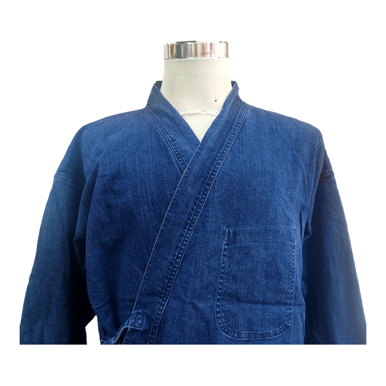 Kaihara Denim KAIHARA DENIM Kamakura Denim Samue Kimono Jacket Size US M / EU 48-50 / 2 - 3 Thumbnail