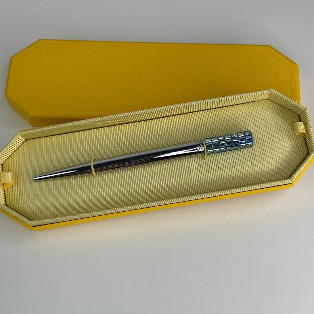 Swarovski Swarovski Lucent Ballpoint pen Light blue, Chrome plated Size ONE SIZE - 4 Thumbnail