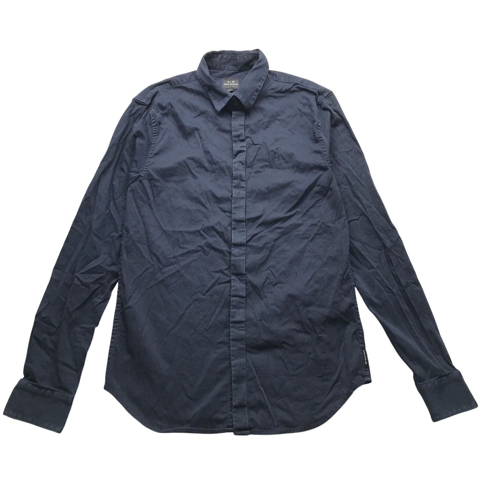 Armani Exchange Armani Exchange Button Up Long Sleeve Shirt Mens Small Slim Size US S / EU 44-46 / 1 - 1 Thumbnail