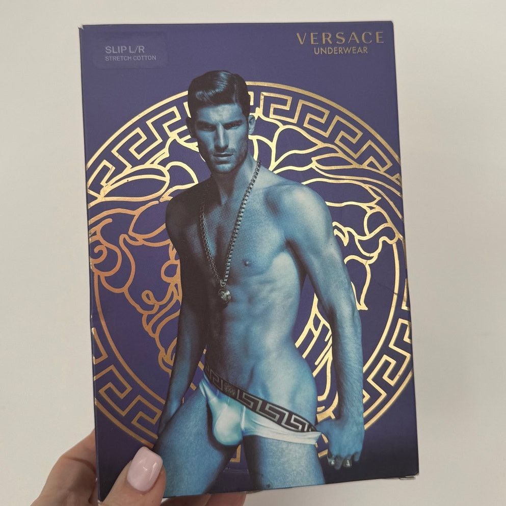 Versace Versace NIB Greca Low Rise Slip Boxer Briefs Shorts Size XL Size ONE SIZE - 8 Thumbnail