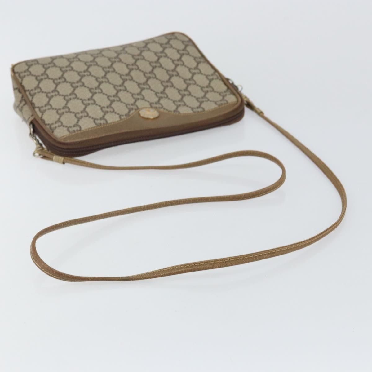 Gucci GUCCI GG Plus Supreme Shoulder Bag Pvc Leather Beige Gold Size ONE SIZE - 7 Thumbnail
