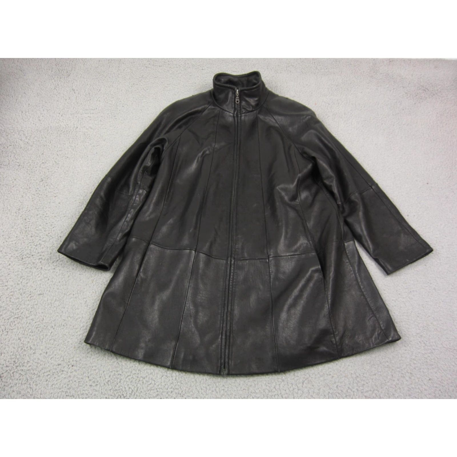 Vintage VINTAGE Tibor Jacket Womens S Black Full Zip Motorcycle Jacket 90s Ladies Womens Zip Size S / US 4 / IT 40 - 2 Thumbnail