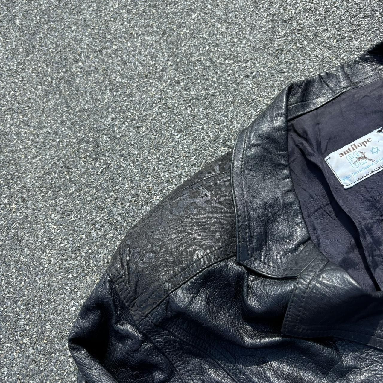 Japanese Brand × Vintage Vintage Leather Jacket Size US L / EU 52-54 / 3 - 3 Thumbnail