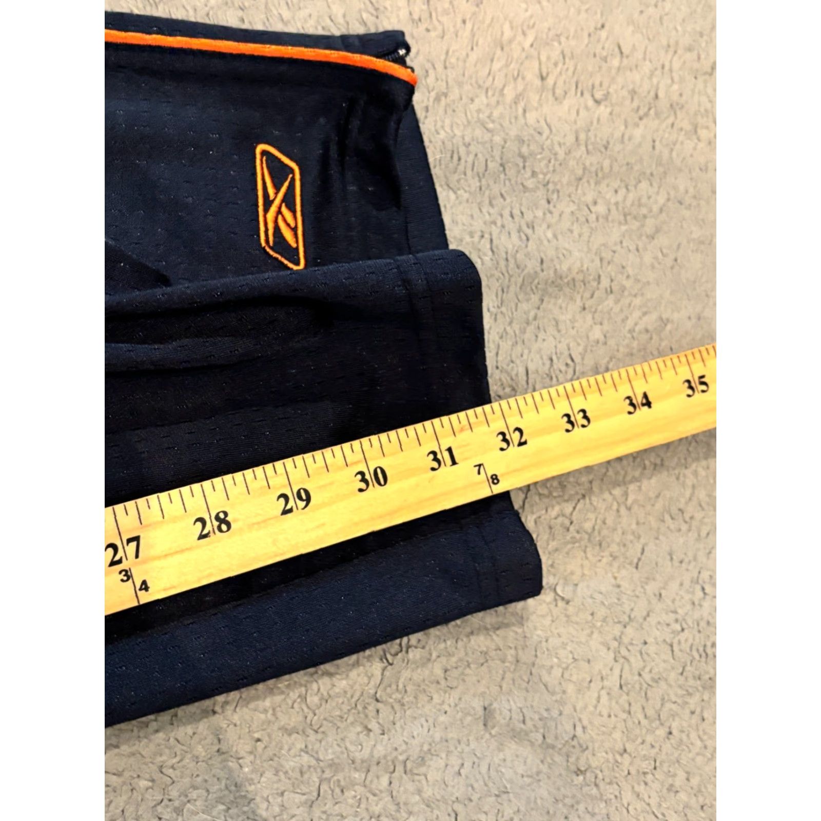 Reebok NWT Reebok Pants Mens Large Athletic Track Navy Blue Lined Elastic Waist Active Size US 33 - 5 Thumbnail