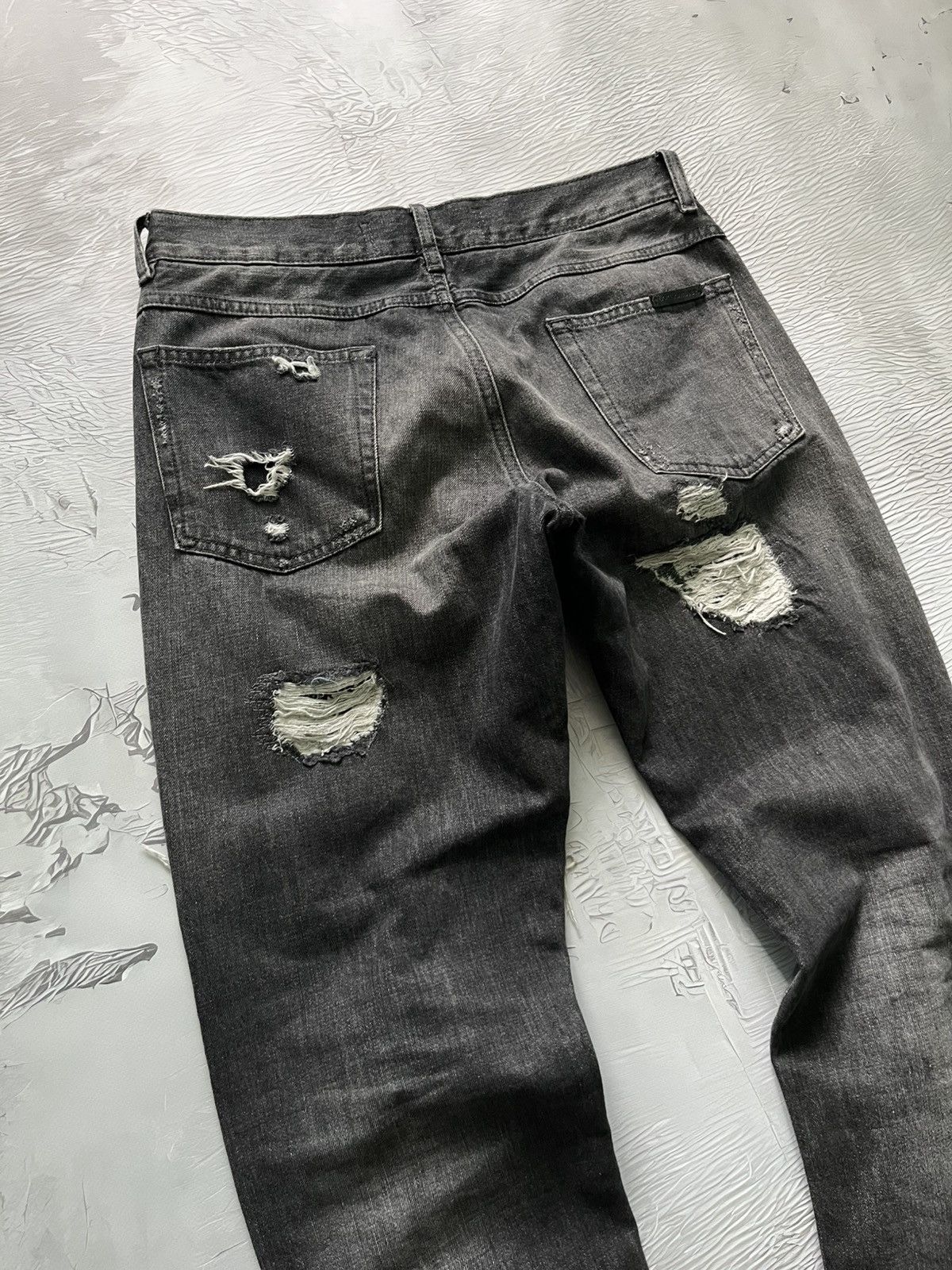 Dolce & Gabbana Dolce & Gabbana Luxury Jeans Denim Streetwear Dark Size US 35 - 5 Thumbnail