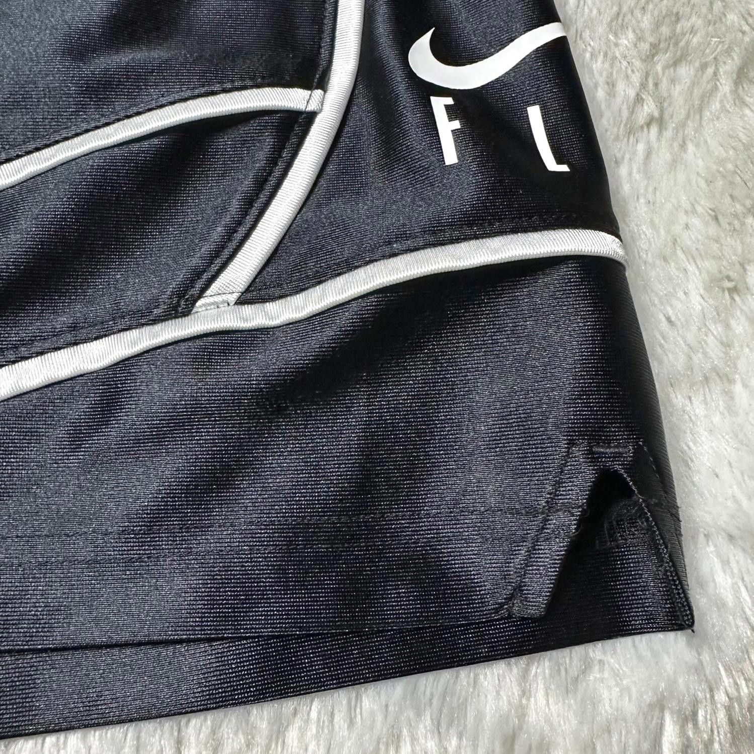 Nike Nike Dri Fit Fly Basketball Shorts 7.5” Black Women’s XLT Size 40" / US 18 - 4 Thumbnail