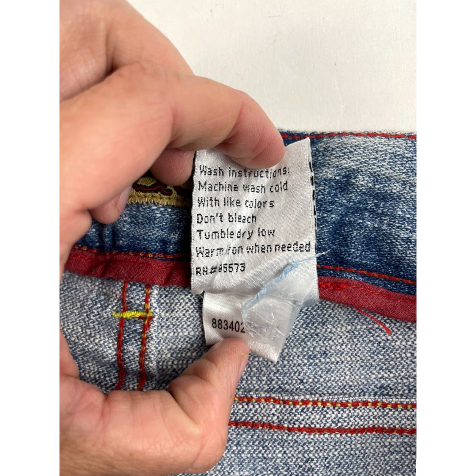Denime Mudd Jeans Women's Junior's Size 3 Capri Pants Blue Denim Low Rise Straight Leg Capri Jeans Woman Size 26" / US 2 / IT 38 - 5 Thumbnail