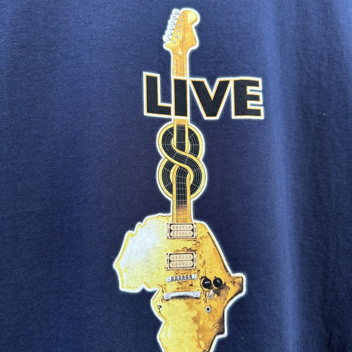 Band Tees × Vintage 2005 Vintage Live 8 London Tour Tee Size US L / EU 52-54 / 3 - 3 Thumbnail