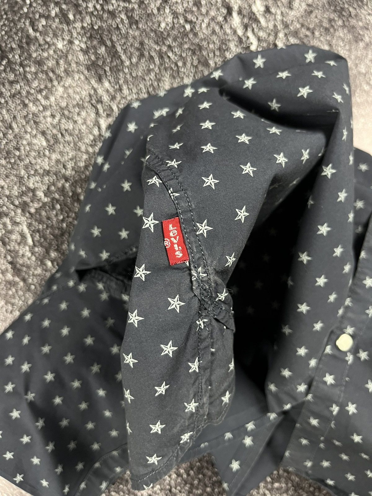 Levi's Vintage Levi’s Stars Print Western Short Sleeve Button Shirt Size US L / EU 52-54 / 3 - 6 Thumbnail