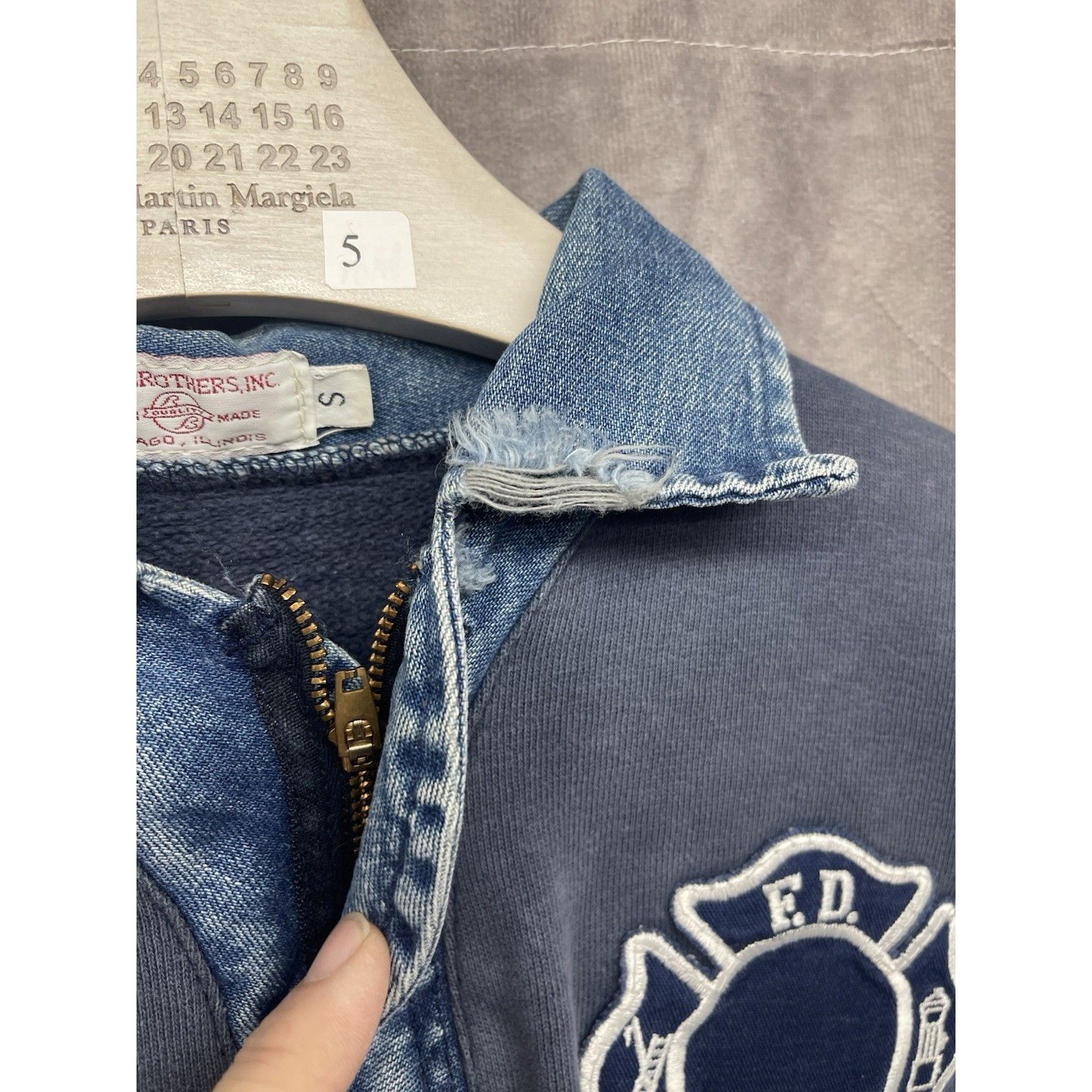 Other VINTAGE 60S 70S FDNY RUBIN BROTHERS JOB SHIRT UNION MADE CHI Size ONE SIZE - 7 Thumbnail