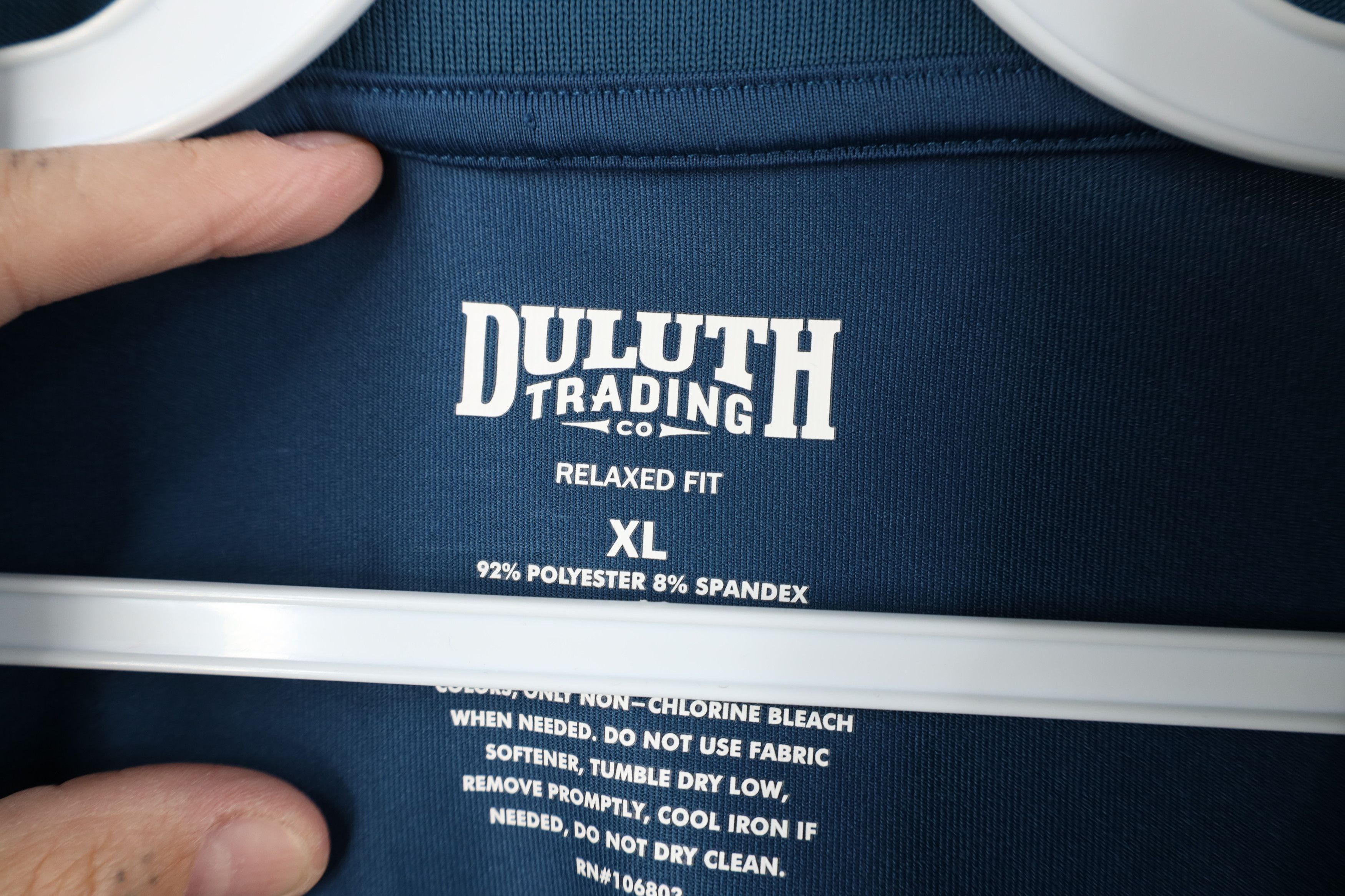Duluth Trading Company Duluth Trading Co Performance Long Sleeve Polo Shirt Blue Size US XL / EU 56 / 4 - 10 Thumbnail
