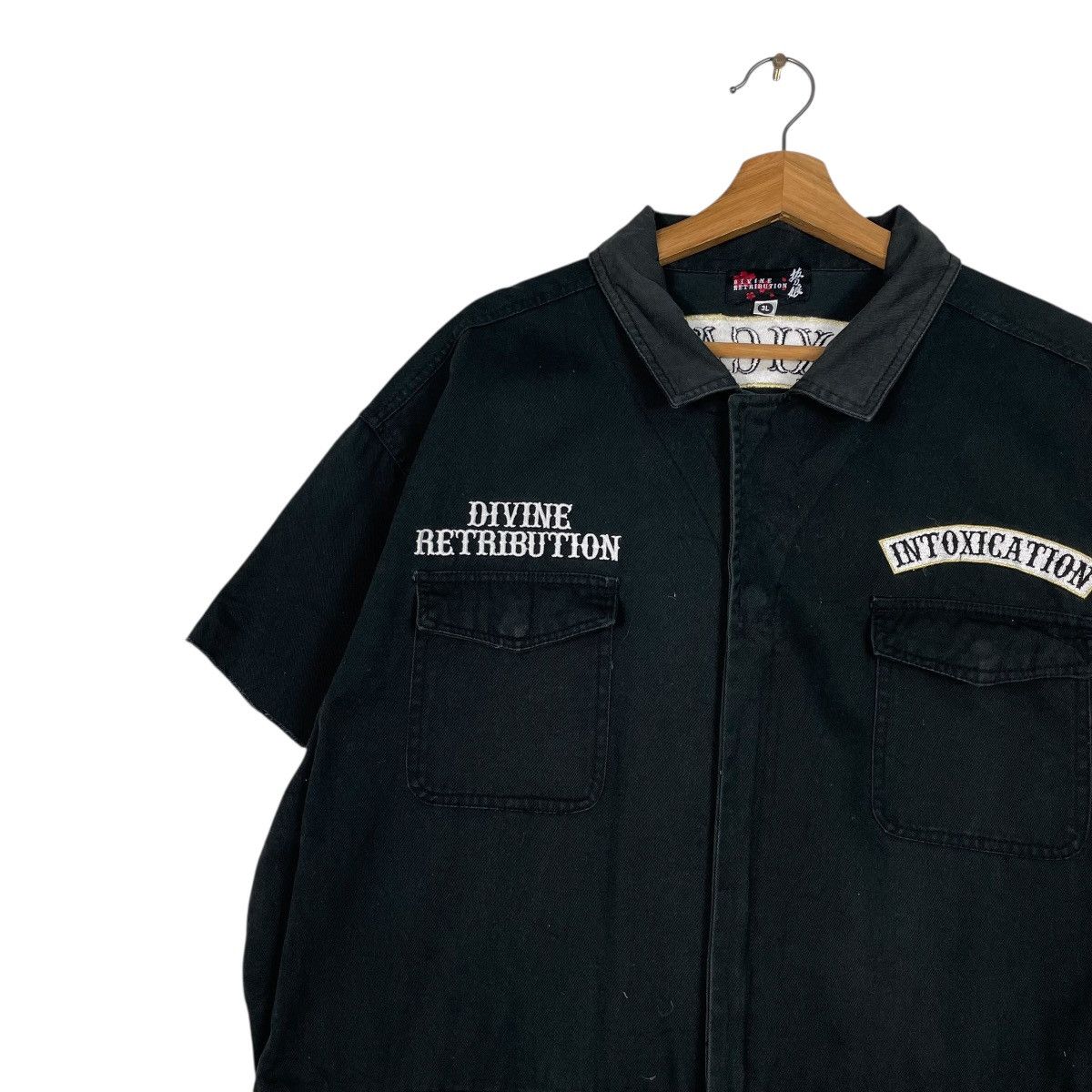Japanese Brand Divine Retribution Intoxication Embroidered Coverall Size US 36 / EU 52 - 11 Thumbnail