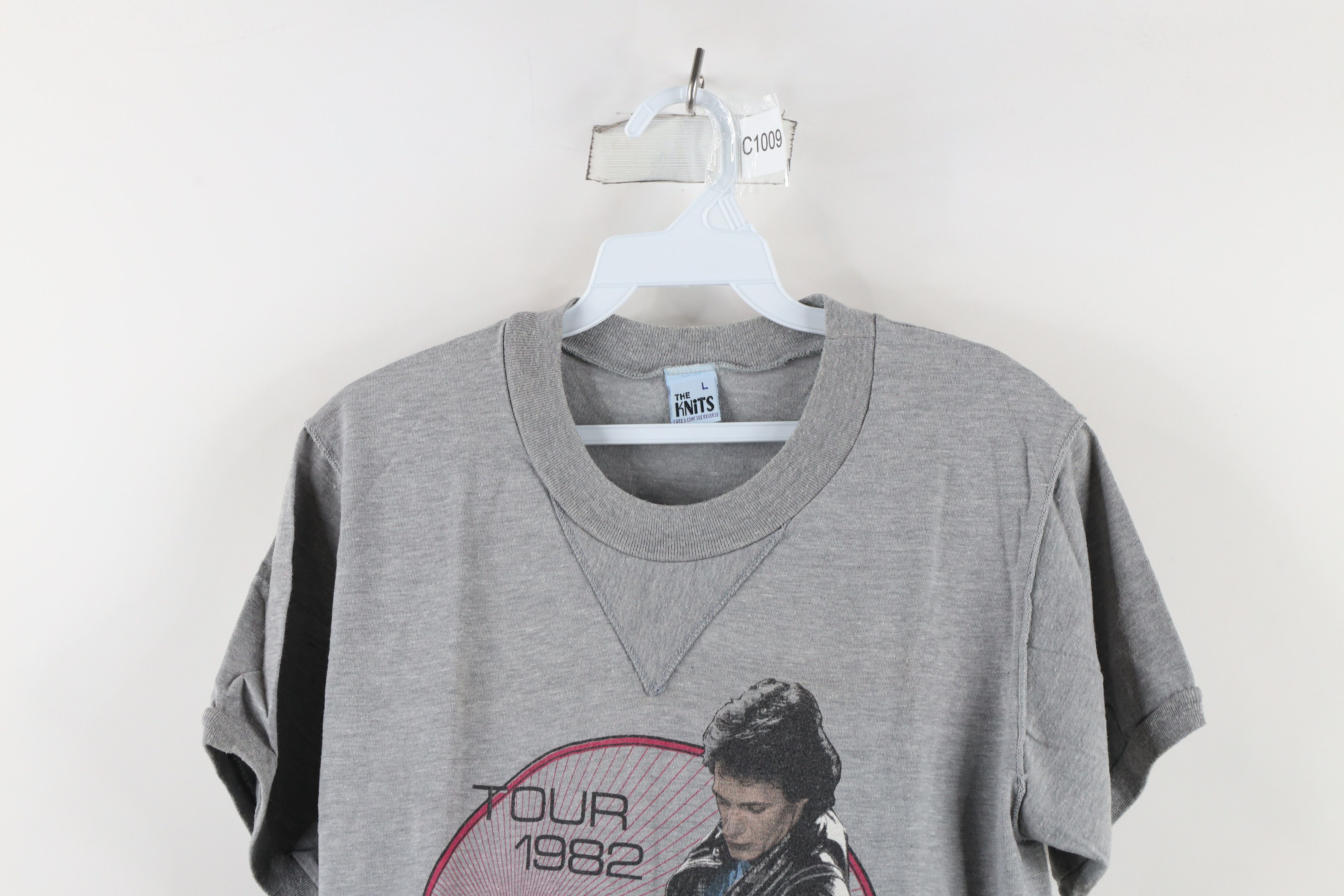 Vintage Vintage 80s Springfield Band Short Sleeve T-Shirt Gray USA Size US L / EU 52-54 / 3 - 2 Thumbnail