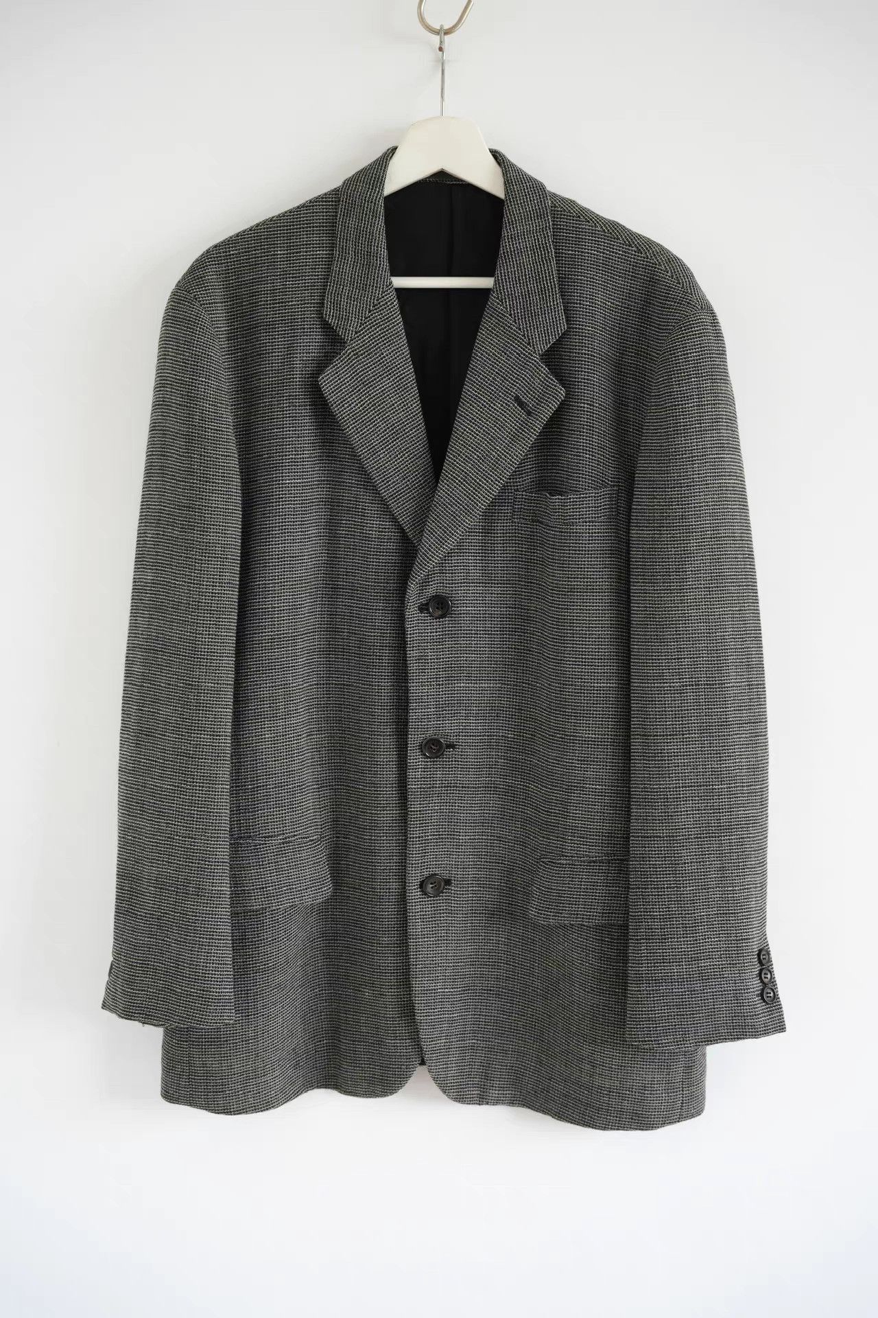 Comme des Garcons Comme des Garcons 99ss Waffle Check Blazer K4 Size US M / EU 48-50 / 2 - 1 Thumbnail