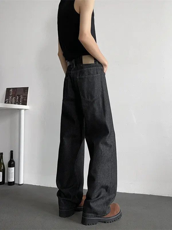 Japanese Brand × Jean Retro loose wide leg slightly flared jeans Size US 32 / EU 48 - 4 Thumbnail