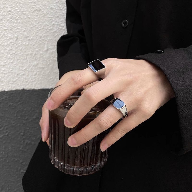 Jewelry New Design Jewelry Rings Open Size Chrome Ring (Size 7-13) Size ONE SIZE - 2 Thumbnail