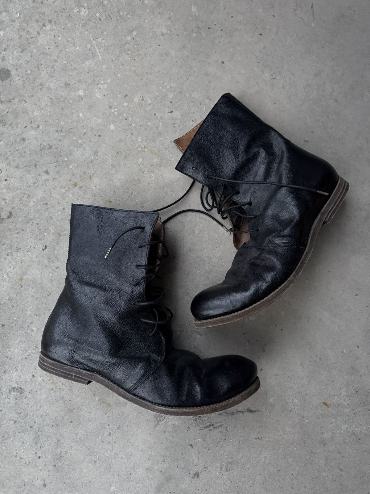 A1923 A Diciannoveventitre Leather Boots Size US 10 / EU 43 - 1 Thumbnail
