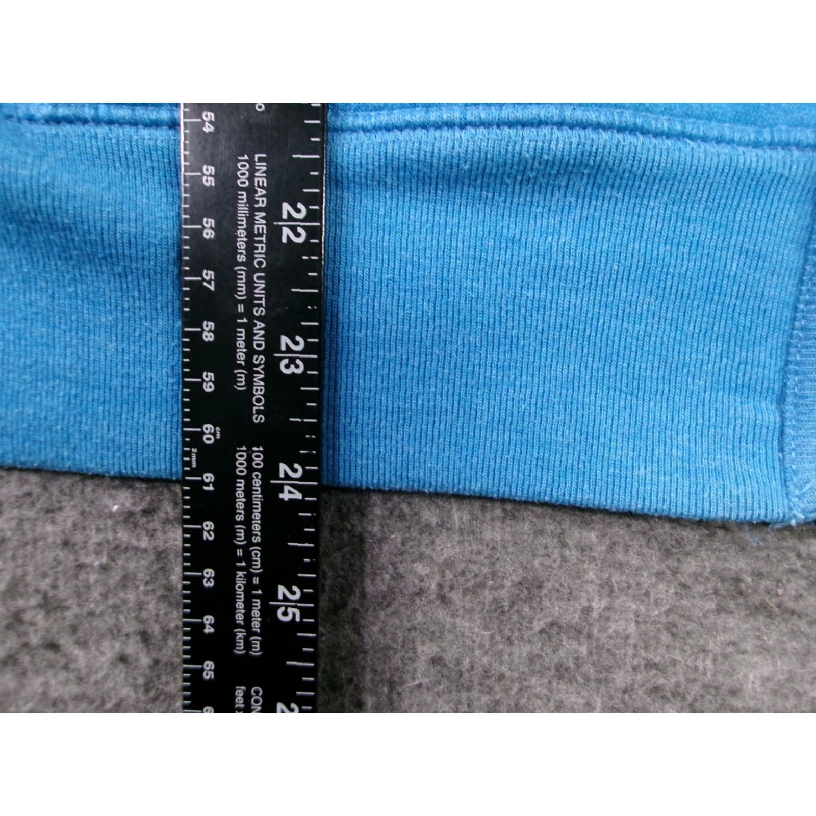 Express Love Express Hoodie Women XL Blue Full Zip Sweatshirt Casual Everyday 90s Outdoor Sports Size XL / US 12-14 / IT 48-50 - 6 Thumbnail