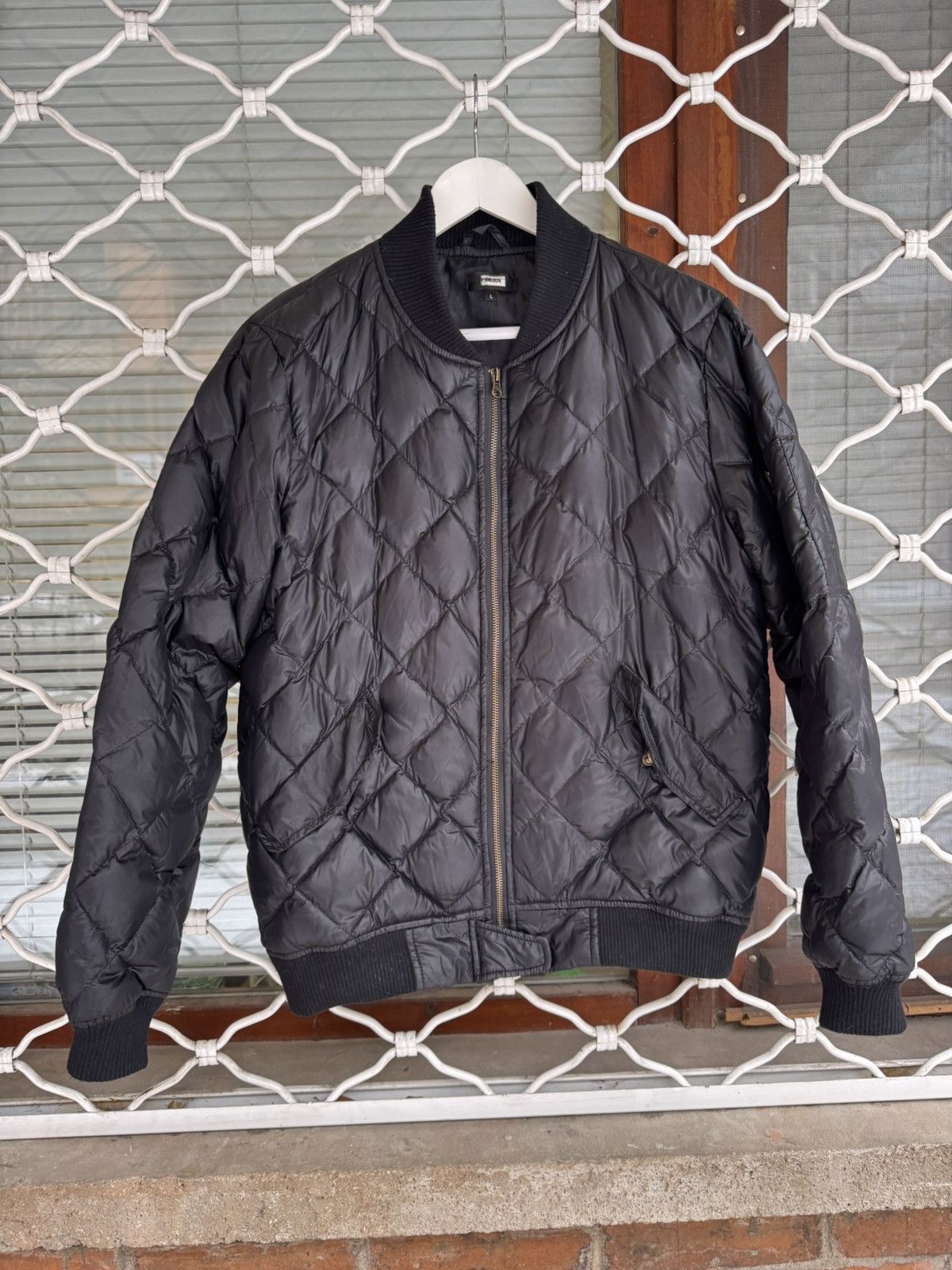 Vintage Vintage Bikbok real down bomber jacket size L Size L / US 10 / IT 46 - 2 Thumbnail