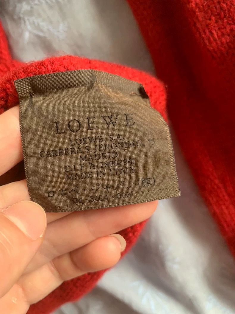 Loewe LOEWE Red high collar cashmere sweater Size M / US 6-8 / IT 42-44 - 6 Thumbnail