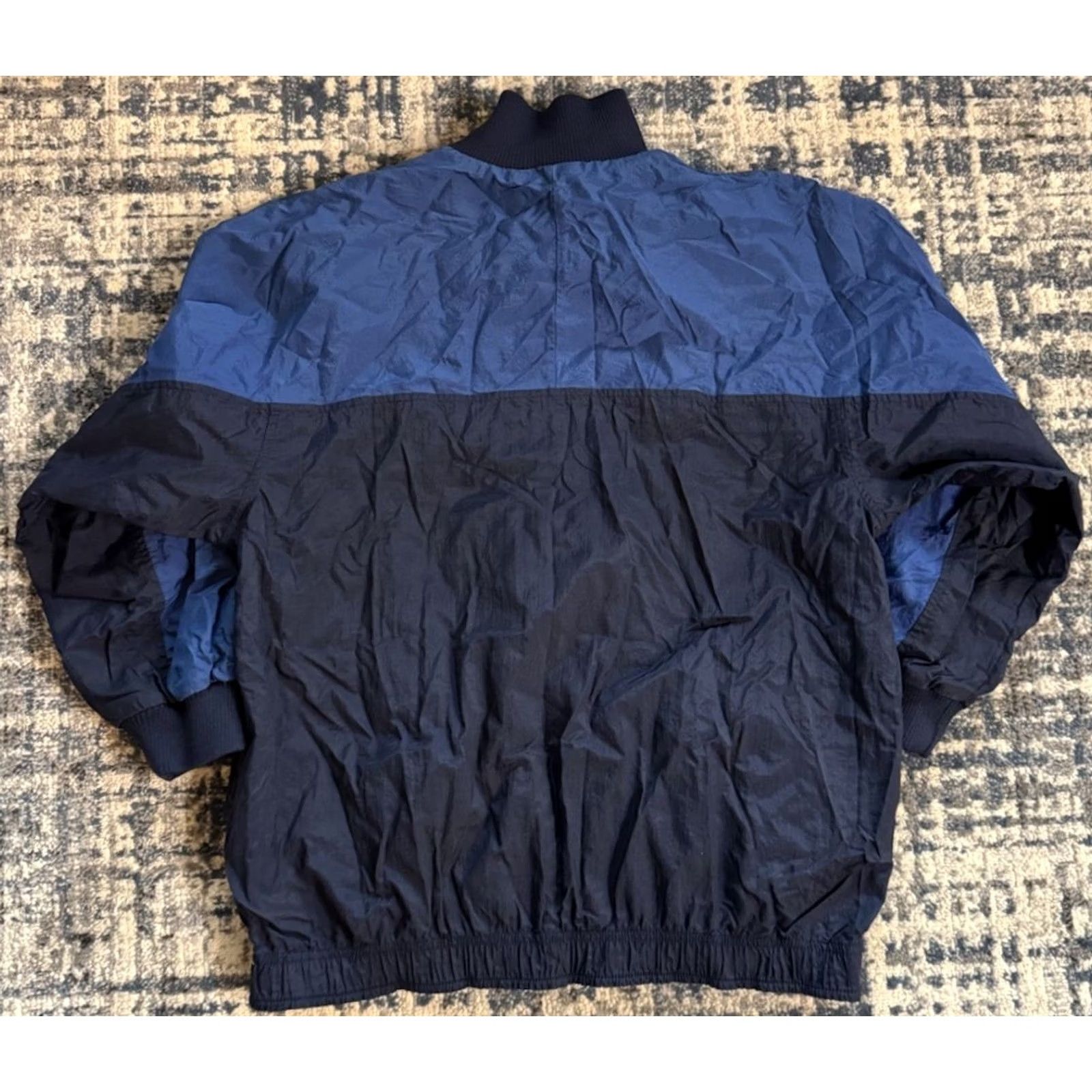 Nike VINTAGE Nike Jacket Windbreaker 1/4 Zip Pullover Reversible Sz M Blue Yellow 90s Mens Size US M / EU 48-50 / 2 - 5 Thumbnail