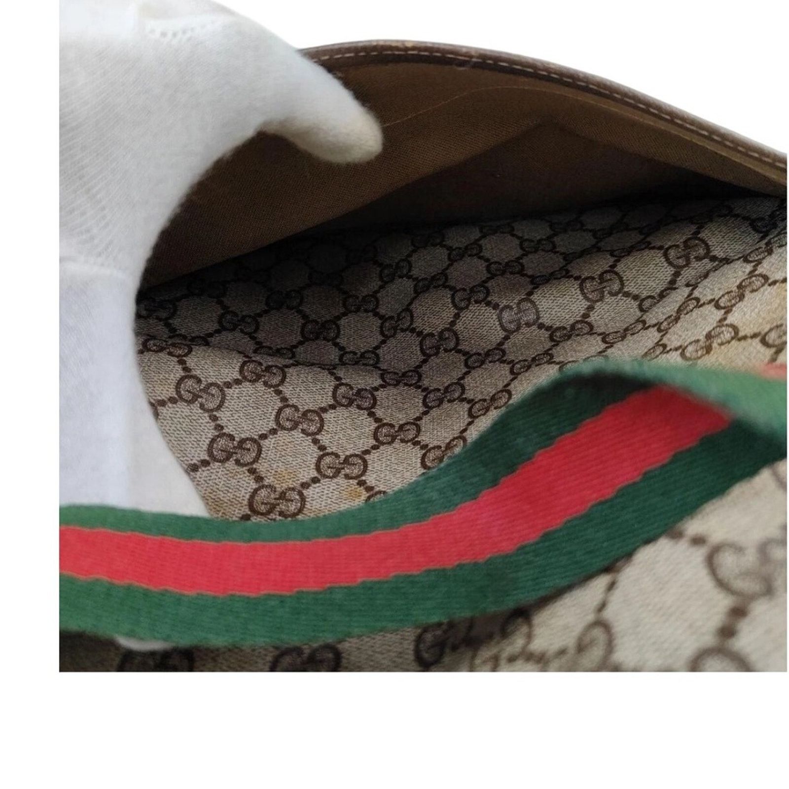Gucci Authentic Vintage Gucci Monogram Canvas Tote Bag Size ONE SIZE - 16 Thumbnail