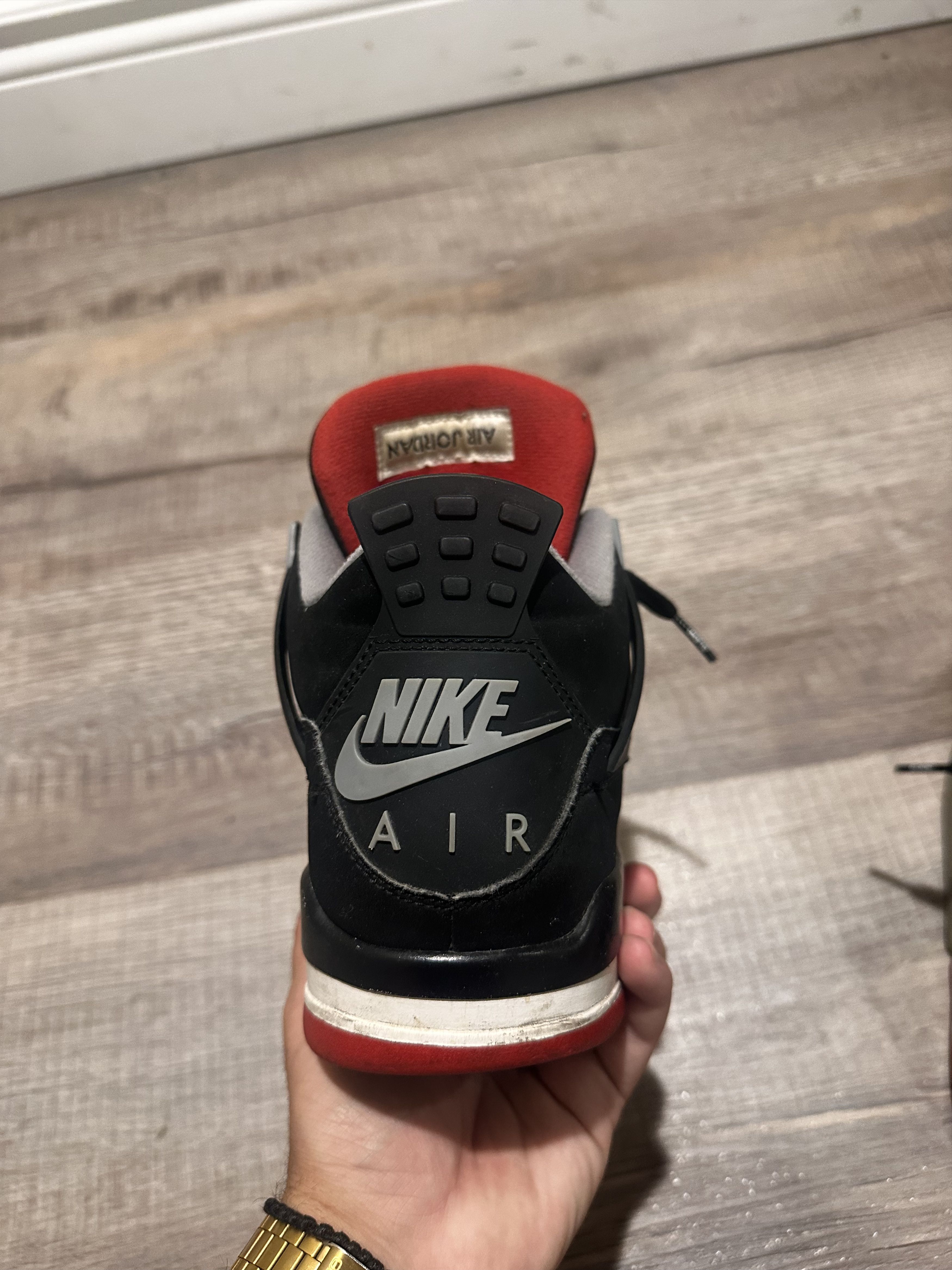 Jordan Brand Mens jordan 4 "bred" (2016) Size US 9 / EU 42 - 7 Thumbnail