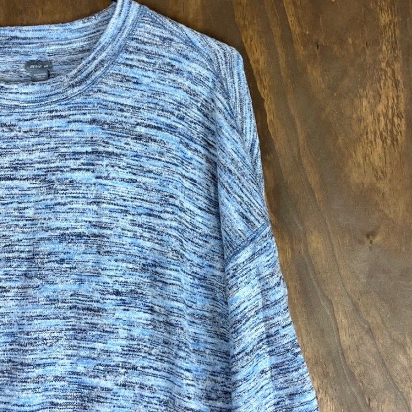 Vintage Aerie Womens Sweater Blue Marbled Drawstring Waist Long Sleeve Stretch Medium Size M / US 6-8 / IT 42-44 - 5 Thumbnail