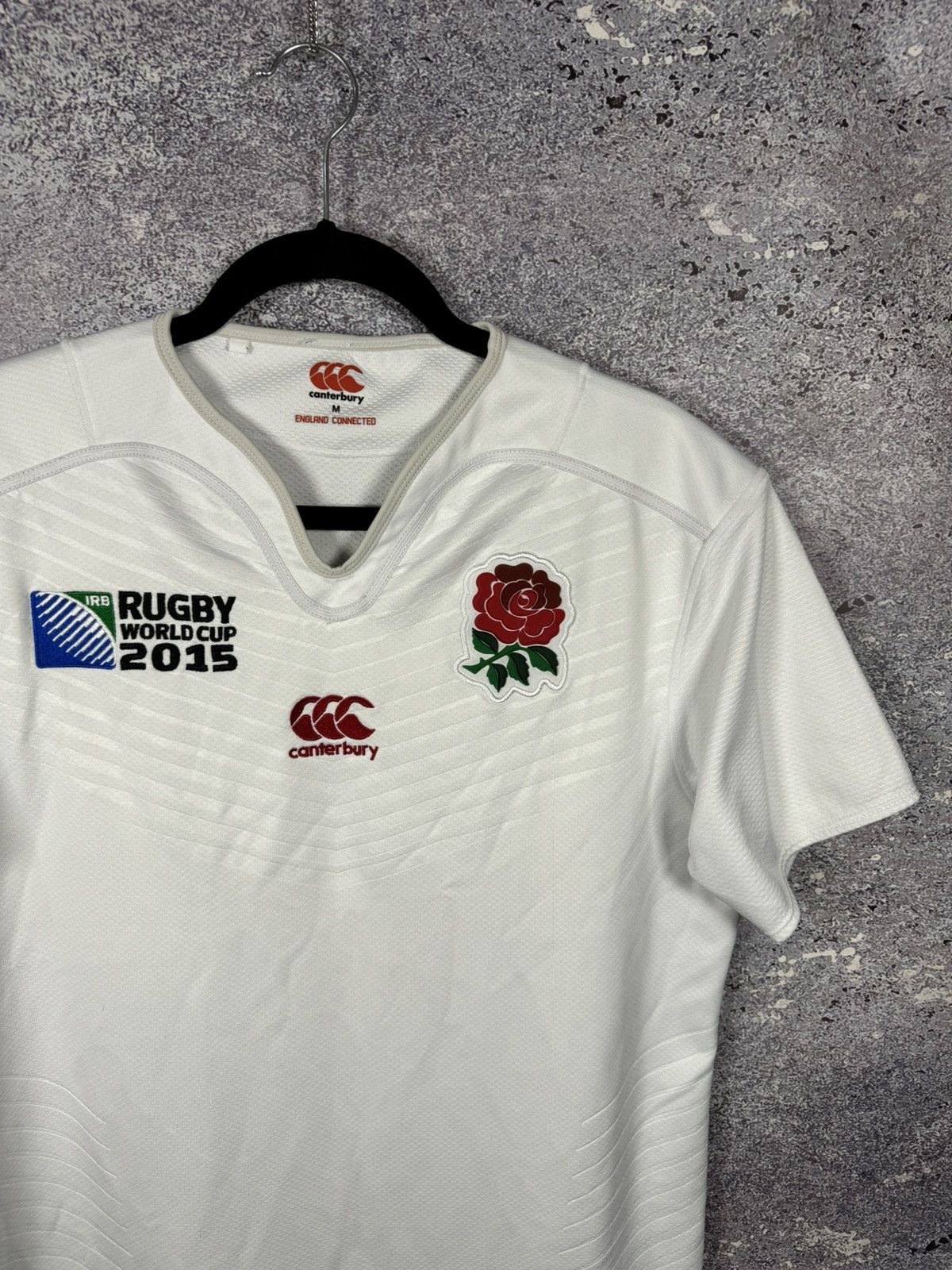 Canterbury of New Zealand England Rugby Union 2015 World Cup Canterbury Jersey Medium Size US M / EU 48-50 / 2 - 2 Thumbnail