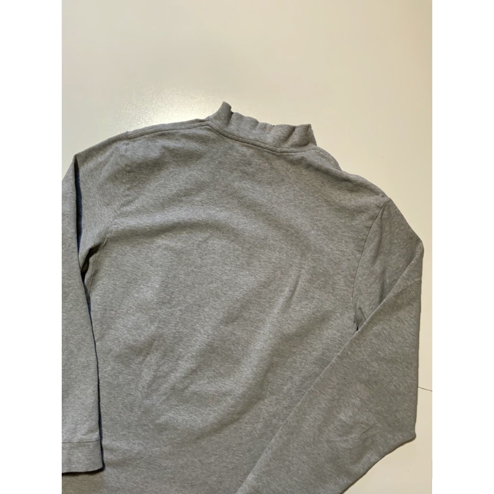 Nike VINTAGE Nike Sportswear Mock Neck Swoosh Heather Gray L/S T-Shirt M Mens Size M Size US M / EU 48-50 / 2 - 4 Thumbnail