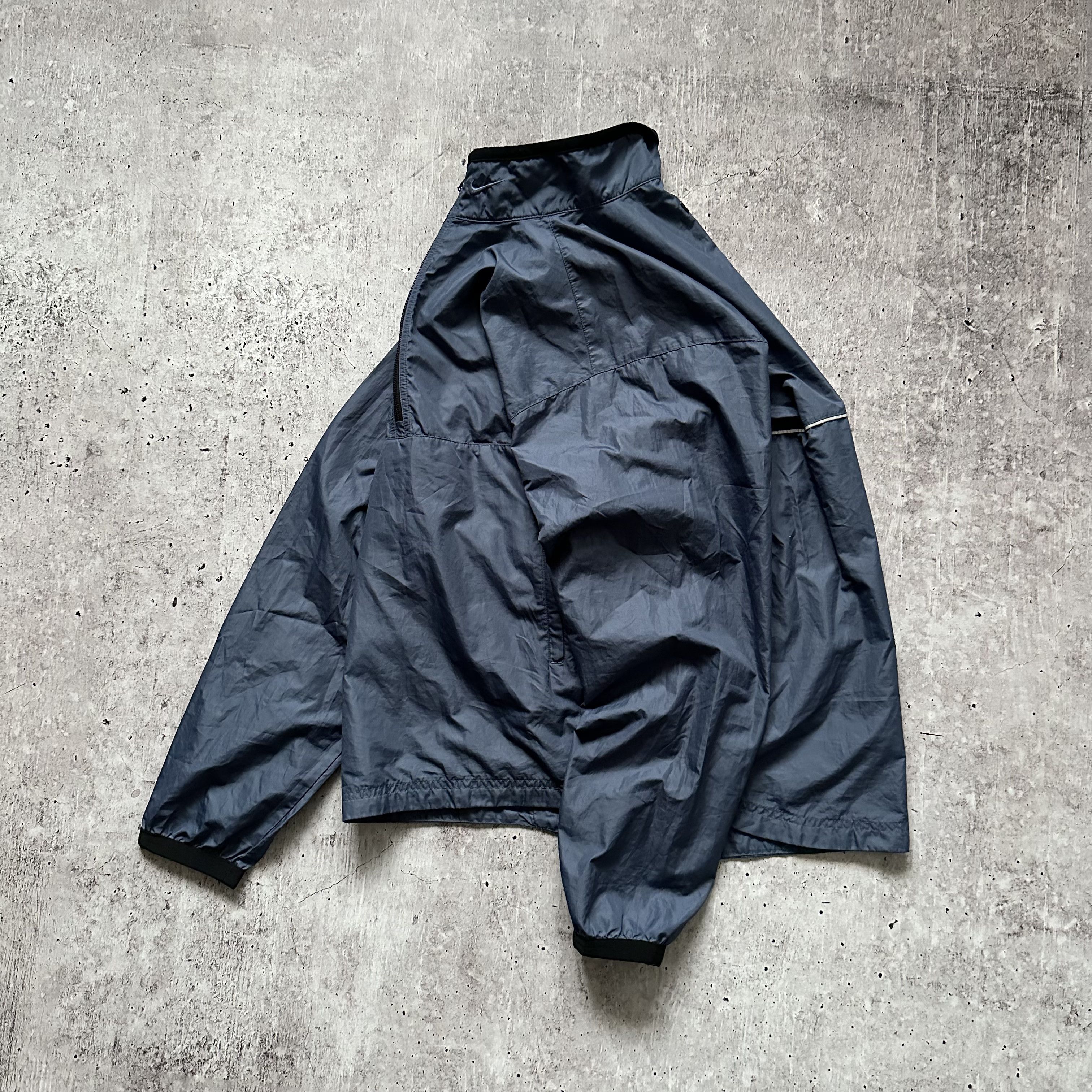 Nike × Vintage Nike Nylon y2k Vintage Drill Track Anorak Sweatshirt jacket Size US S / EU 44-46 / 1 - 8 Thumbnail