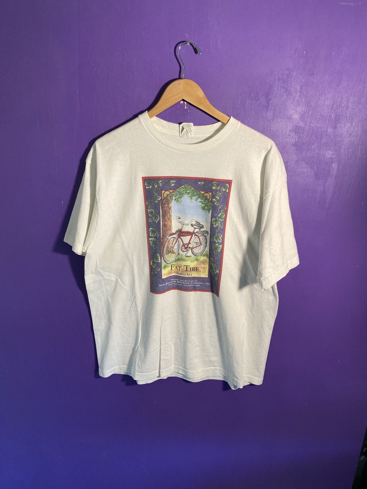 Other Vintage 90s Fat tire amber ale art tee Size US L / EU 52-54 / 3 - 1 Thumbnail