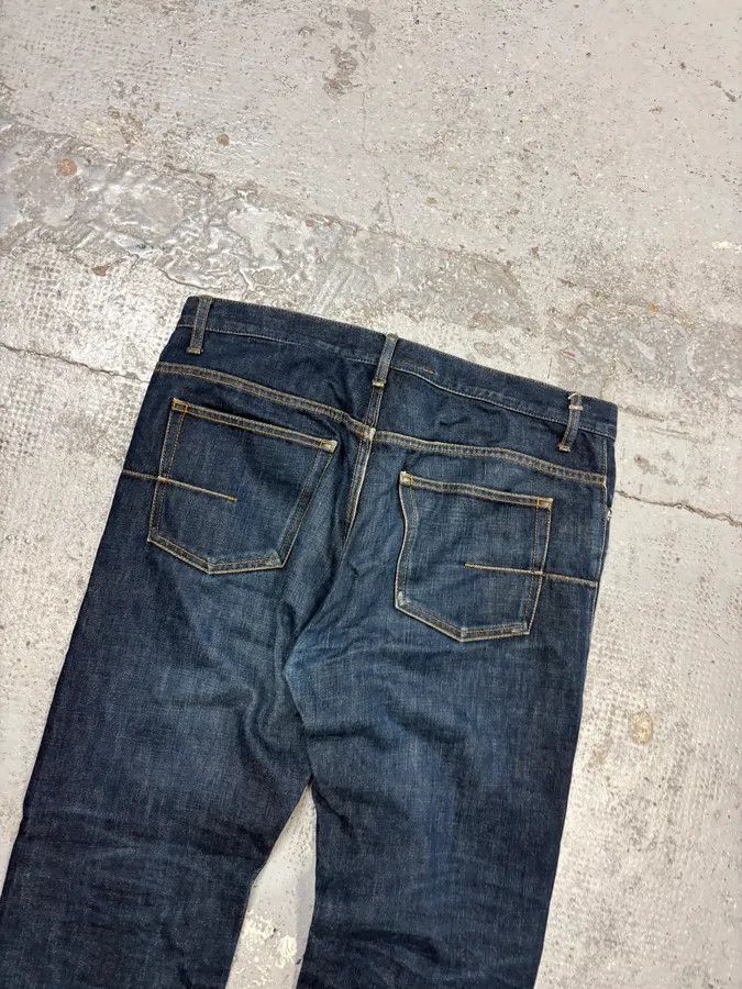 Dior 2010s Dior Navy Slim Denim Jeans by Kris Van Assche Size US 31 - 7 Thumbnail