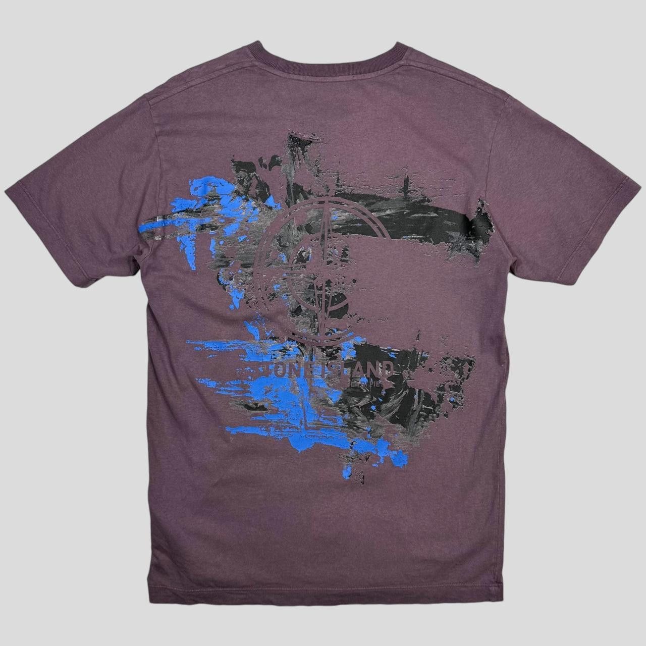 Stone Island Stone Island 2020 Dusty Purple Isola Di Pietra T-shirt - M Size US M / EU 48-50 / 2 - 3 Thumbnail