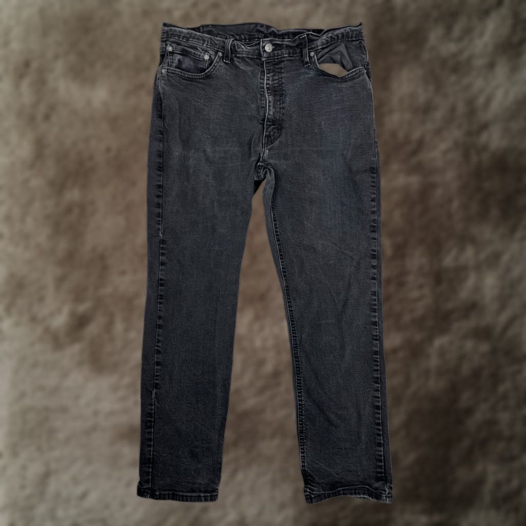 Levi's Levi's 541 Jeans Men 36x30 Black Tapered Denim Vintage Retro 5-Pocket Athletic Fit"} Size US 36 / EU 52 - 1 Thumbnail