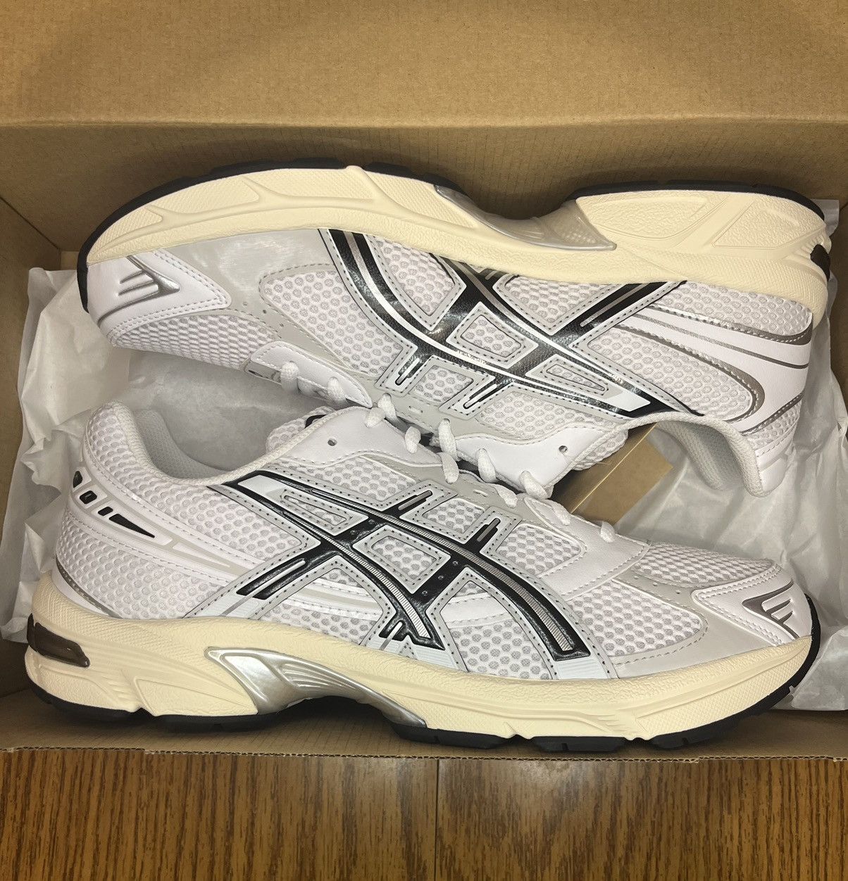 Asics Asics Gel-1130 White/Cloud Grey Size US 9.5 / EU 42-43 - 2 Thumbnail