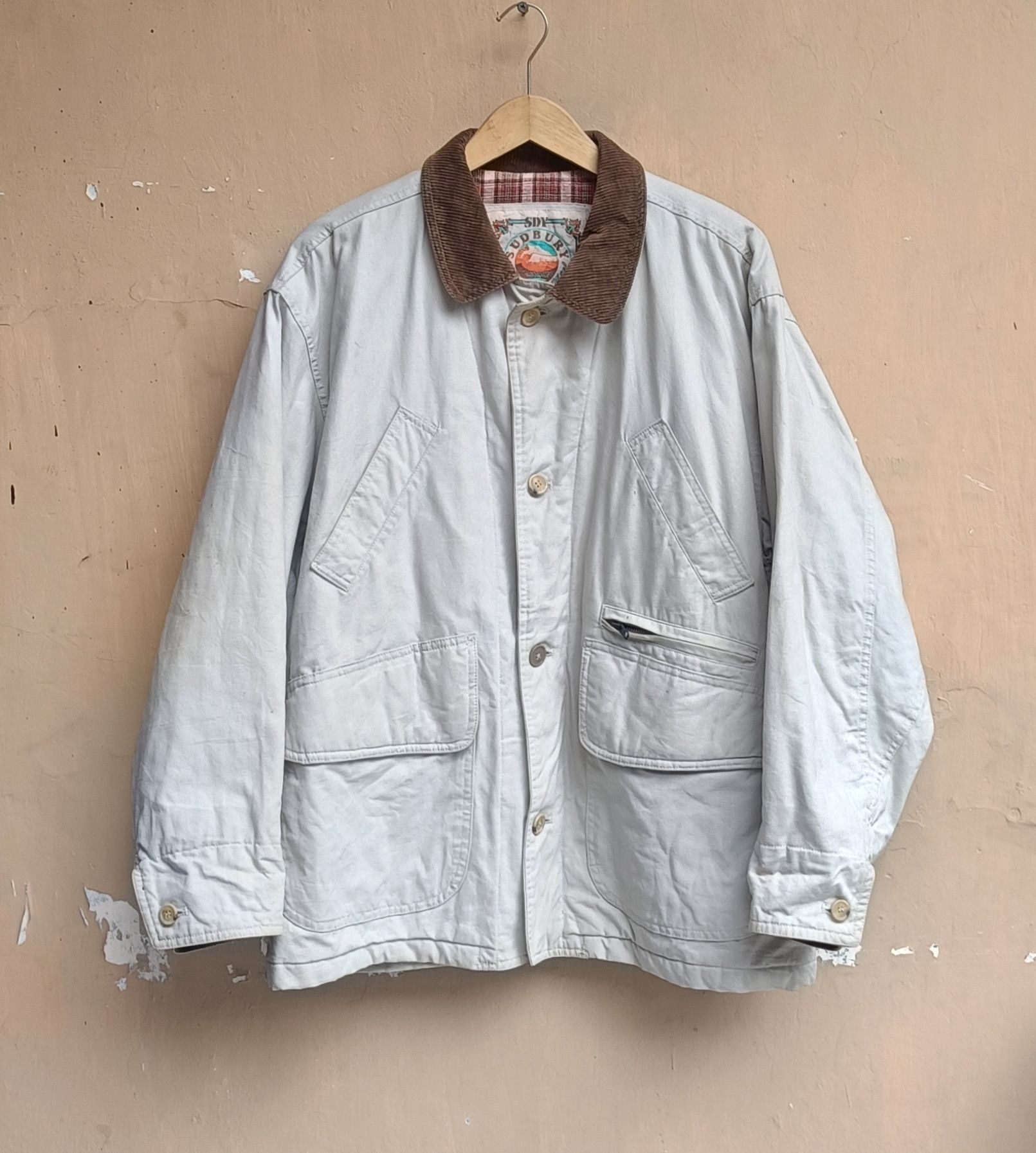 Japanese Brand × Vintage Sudbury chore jacket detroit Size US M / EU 48-50 / 2 - 1 Thumbnail