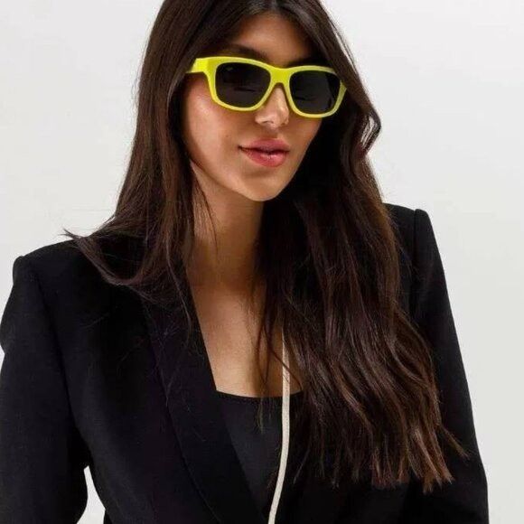 Celine New Celine CL40249U 87A Sunglasses - Neon Turquoise Frame Size ONE SIZE - 4 Thumbnail