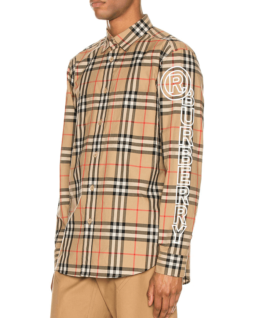 Burberry Burberry Check Cotton Poplin Shirt men XS MSRP $600 Size US XS / EU 42 / 0 - 2 Thumbnail