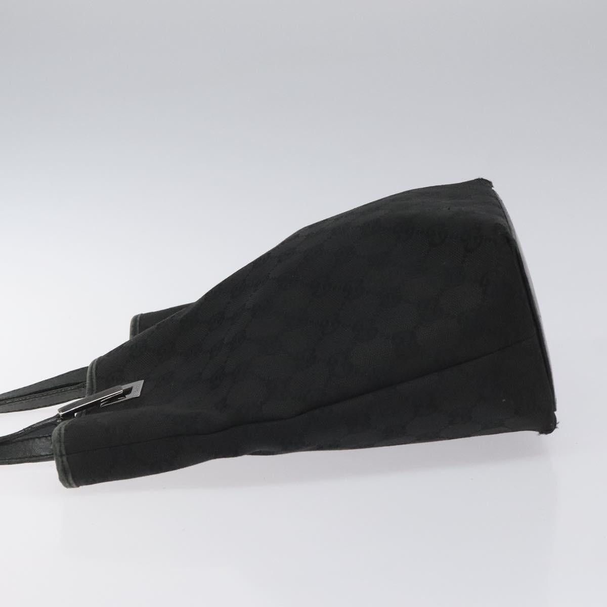 Gucci GUCCI GG Canvas Tote Bag Black Size ONE SIZE - 4 Thumbnail