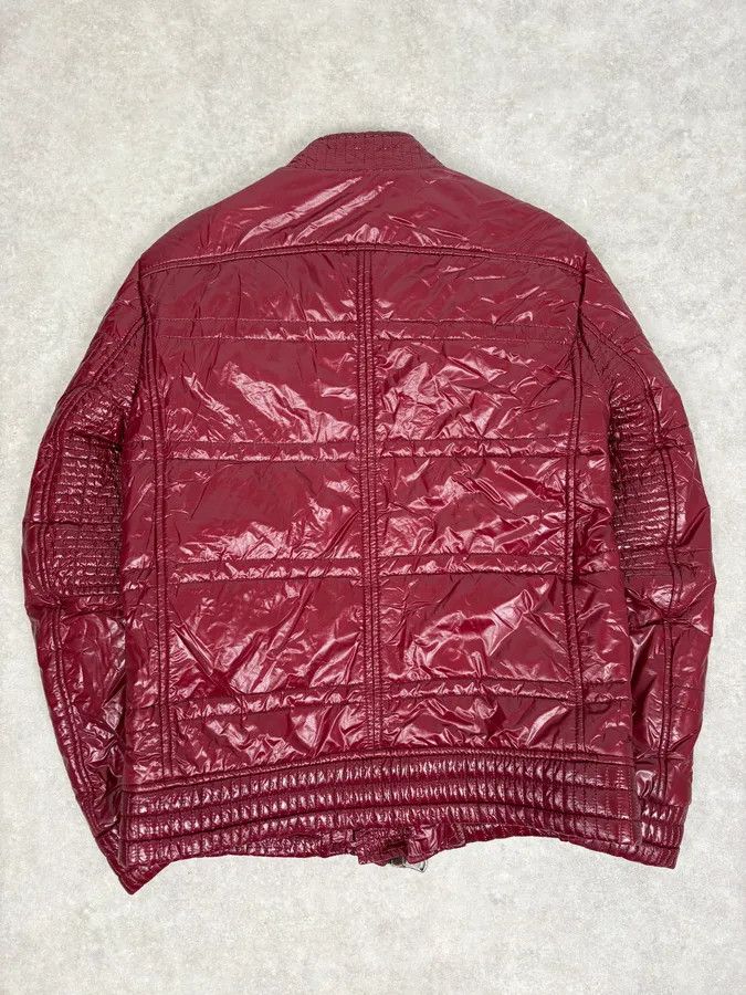 Daniele Alessandrini 2000s Daniele Alessandrini Bordeaux Patent British Puffer Jacket Size US S / EU 44-46 / 1 - 6 Thumbnail