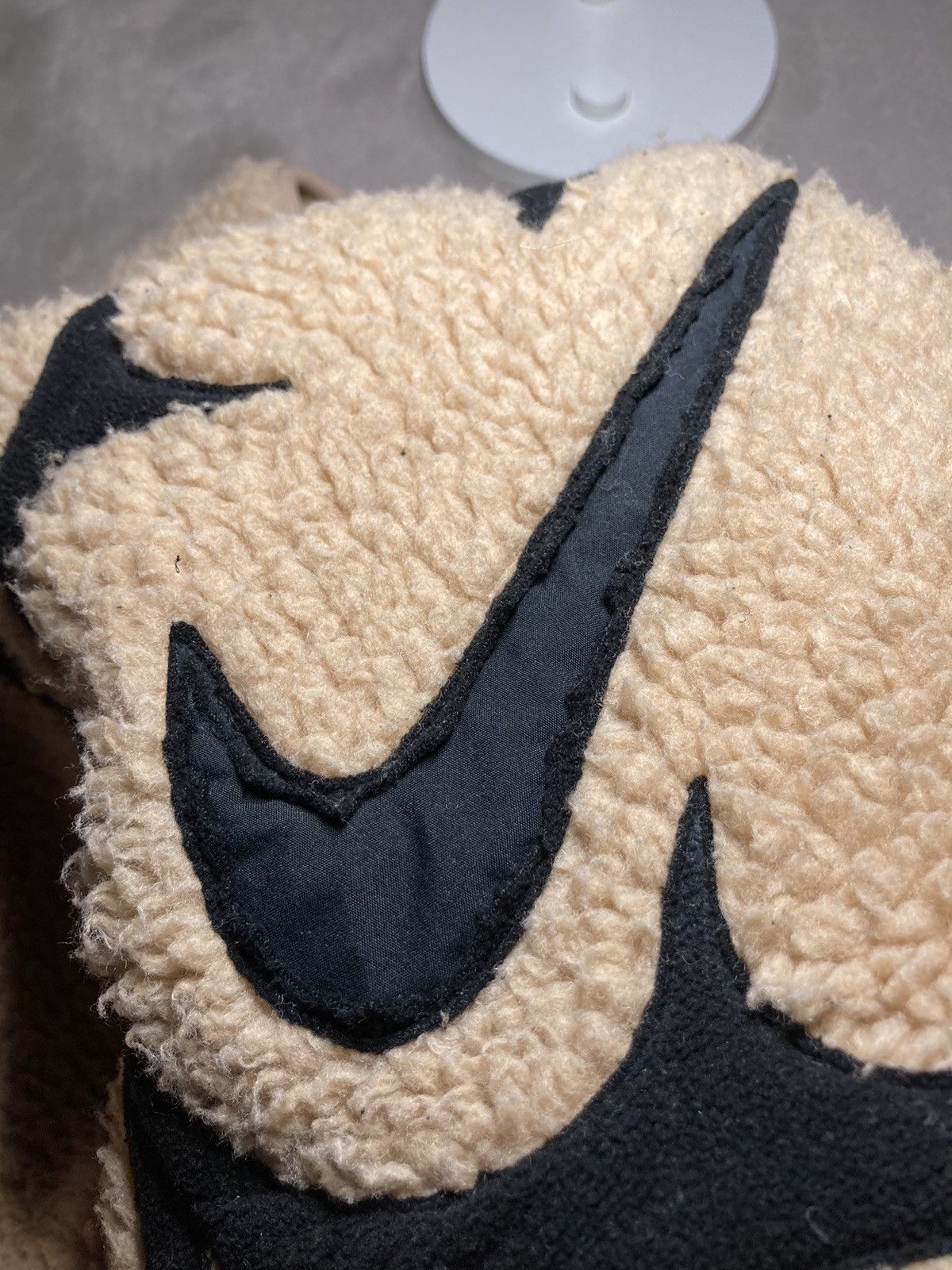 Nike × Vintage ⛩️Nike jacket sweatshirt custom sherpa fleece vintage y2k⛩️eye Size US L / EU 52-54 / 3 - 10 Thumbnail