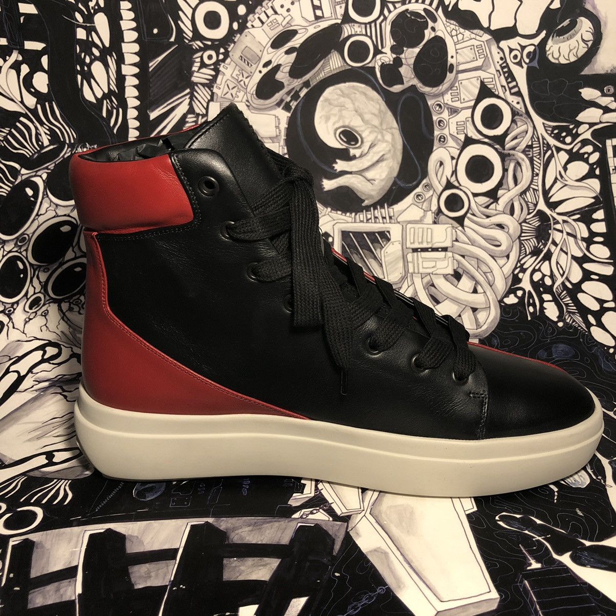Represent Clo. SAMPLE SS18 The Alpha Mid Black / Red Bred Size US 10 / EU 43 - 5 Thumbnail