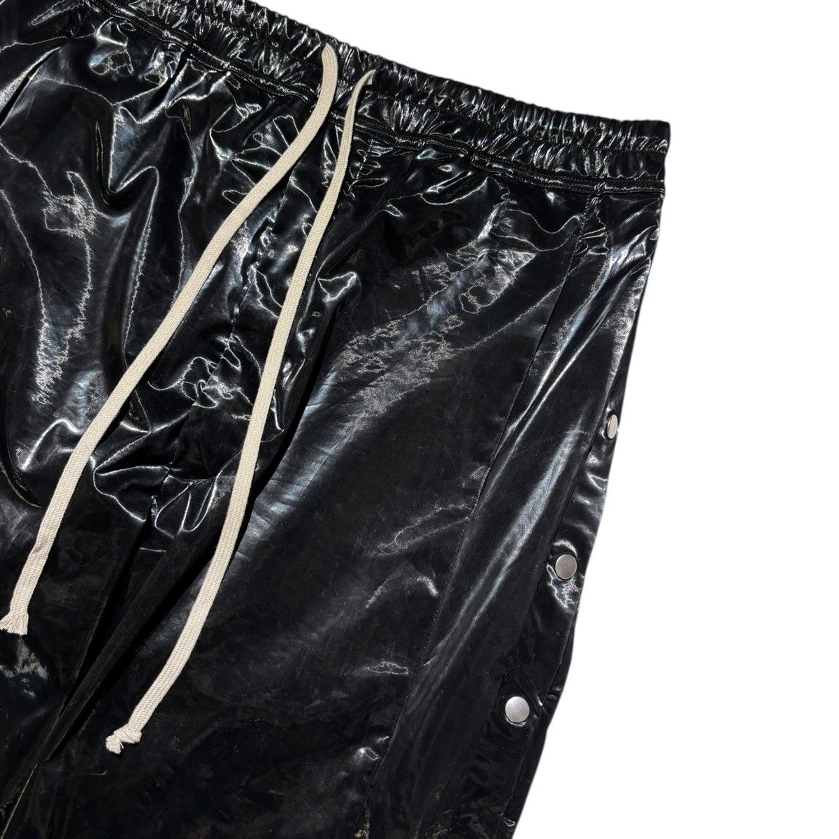 Rick Owens × Rick Owens Drkshdw Pusher adjustable waist snap button flared pant Size US 34 / EU 50 - 2 Thumbnail