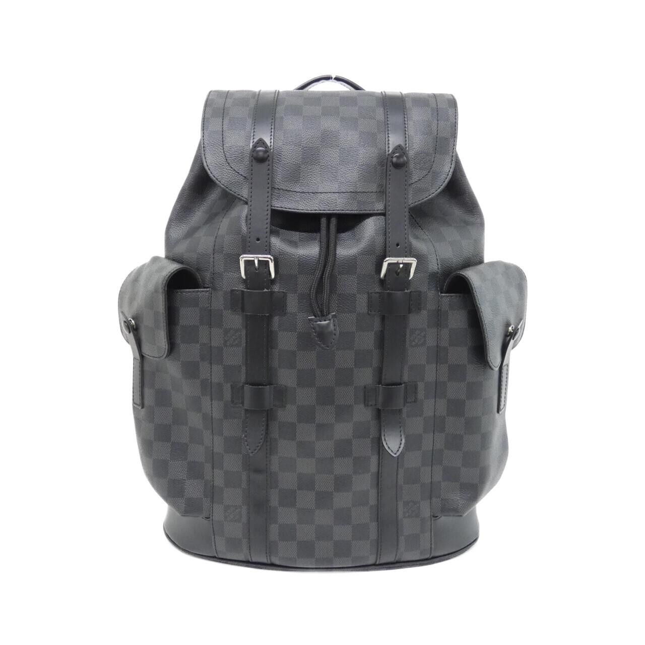 Louis Vuitton Louis Vuitton Louis Vuitton Christopher Damier Graphite Backpack Textile Backpack N41379 DUTY FREE for USA Size ONE SIZE - 1 Thumbnail