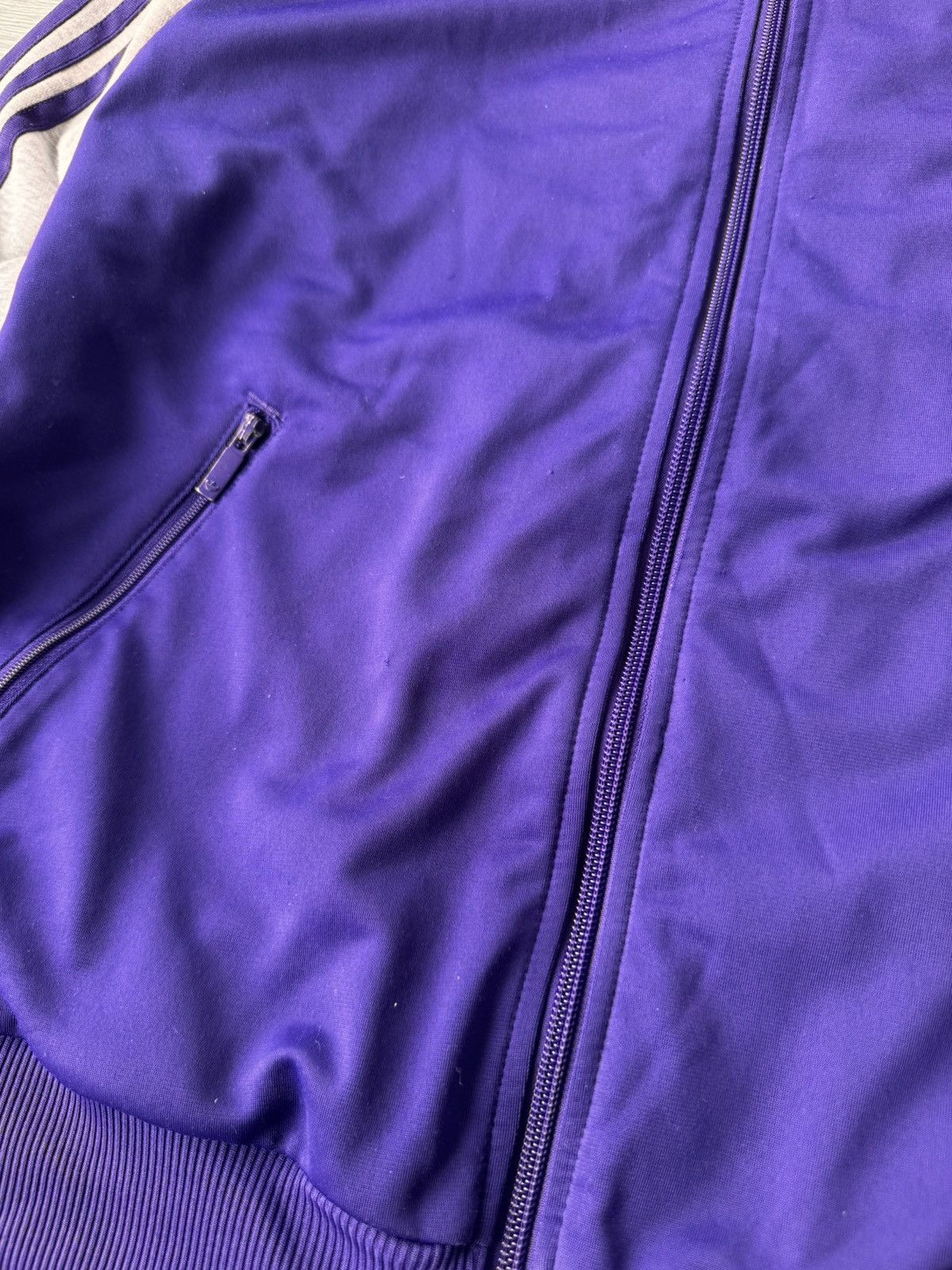 Adidas Vintage Adidas Original Purple Bomber Jacket Size US S / EU 44-46 / 1 - 4 Thumbnail