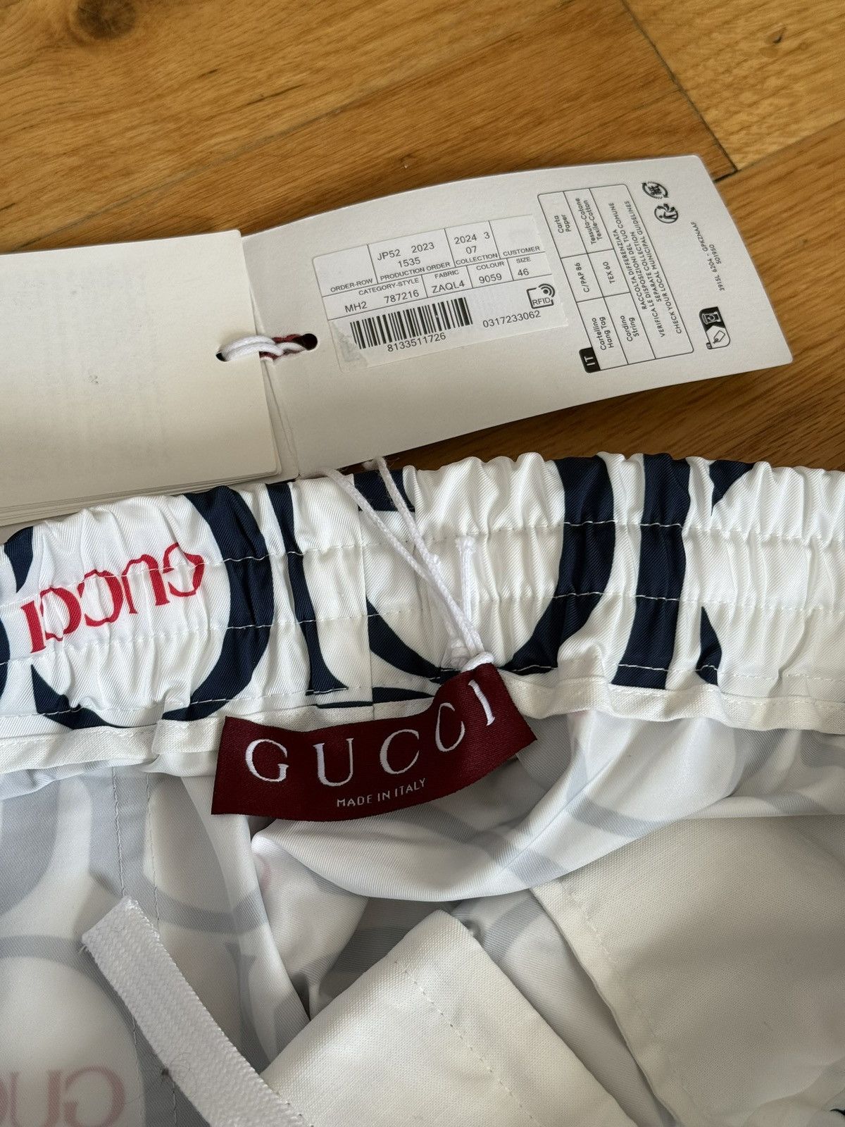 Gucci Gucci Logo Swin Trunks Size US 30 / EU 46 - 4 Thumbnail